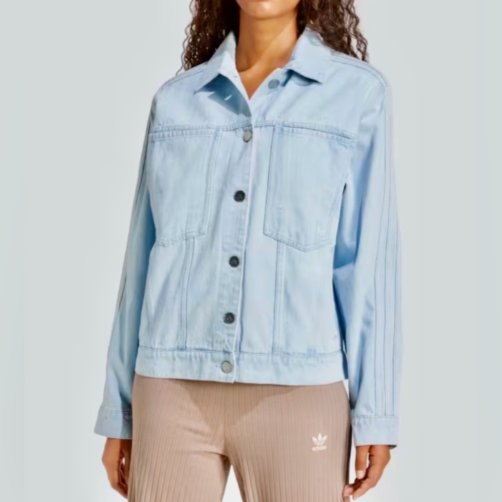 NWT Adidas Original Premium Essentials Denim Jacket